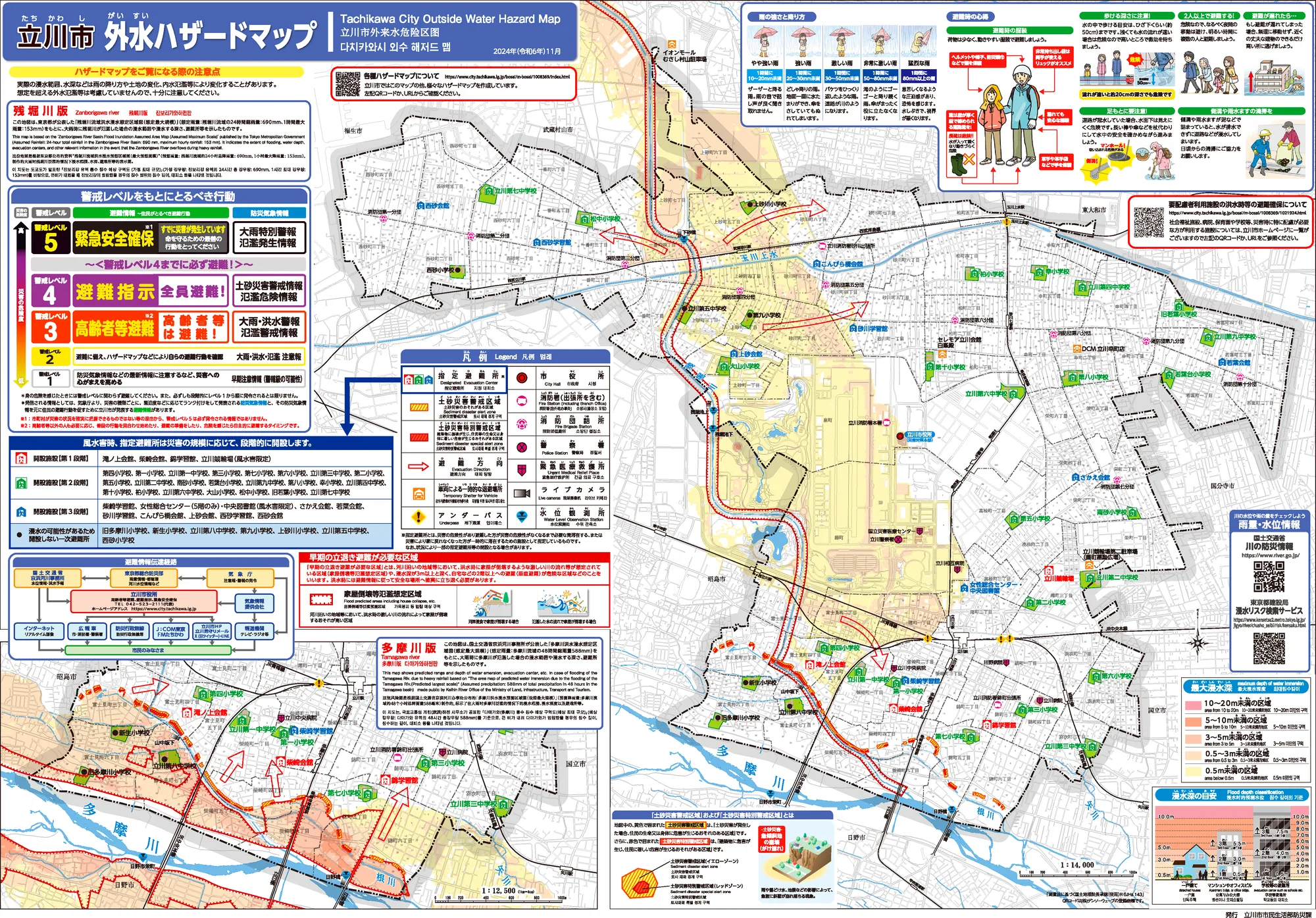 立川市 防災マップ