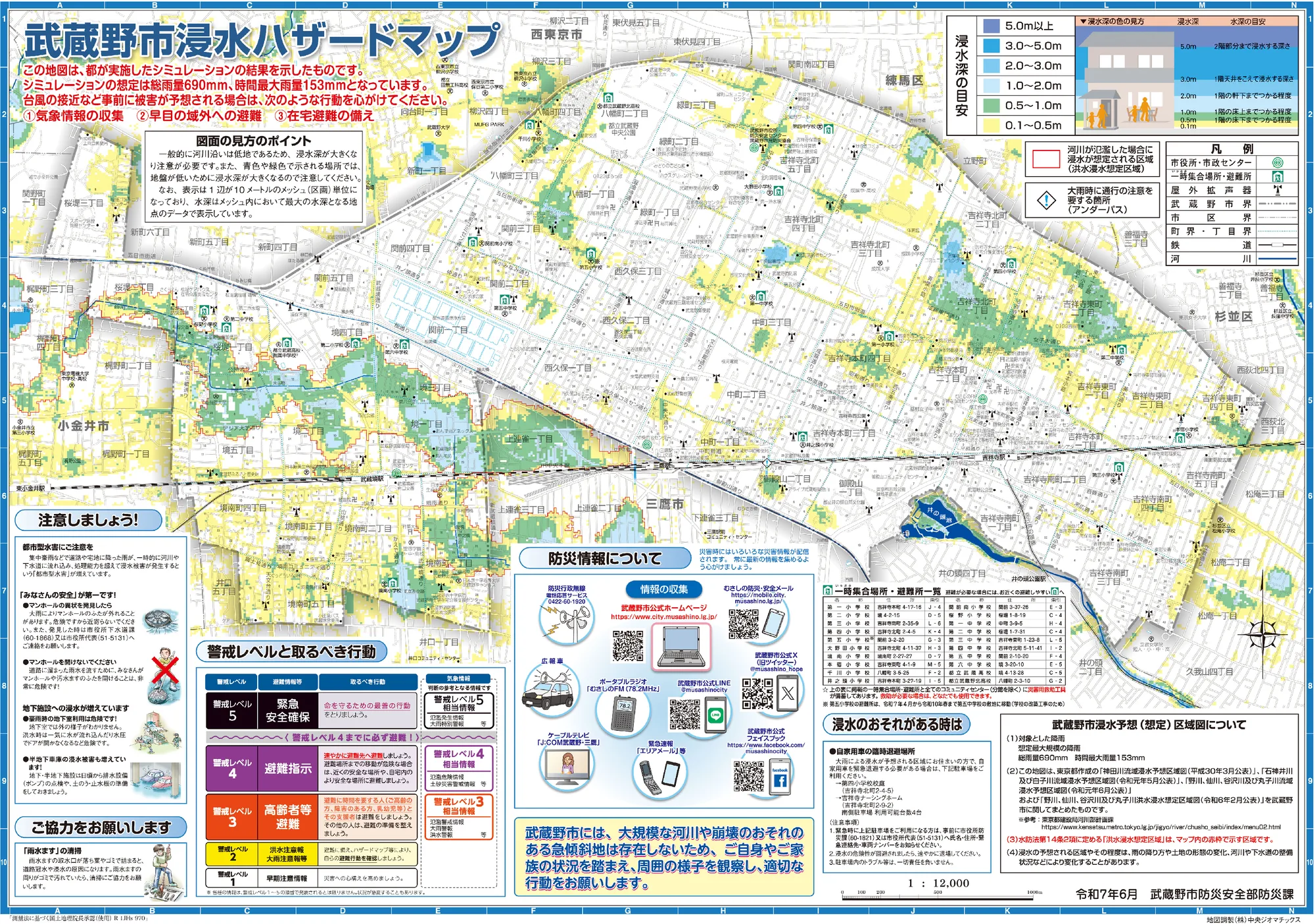 武蔵野市 防災マップ