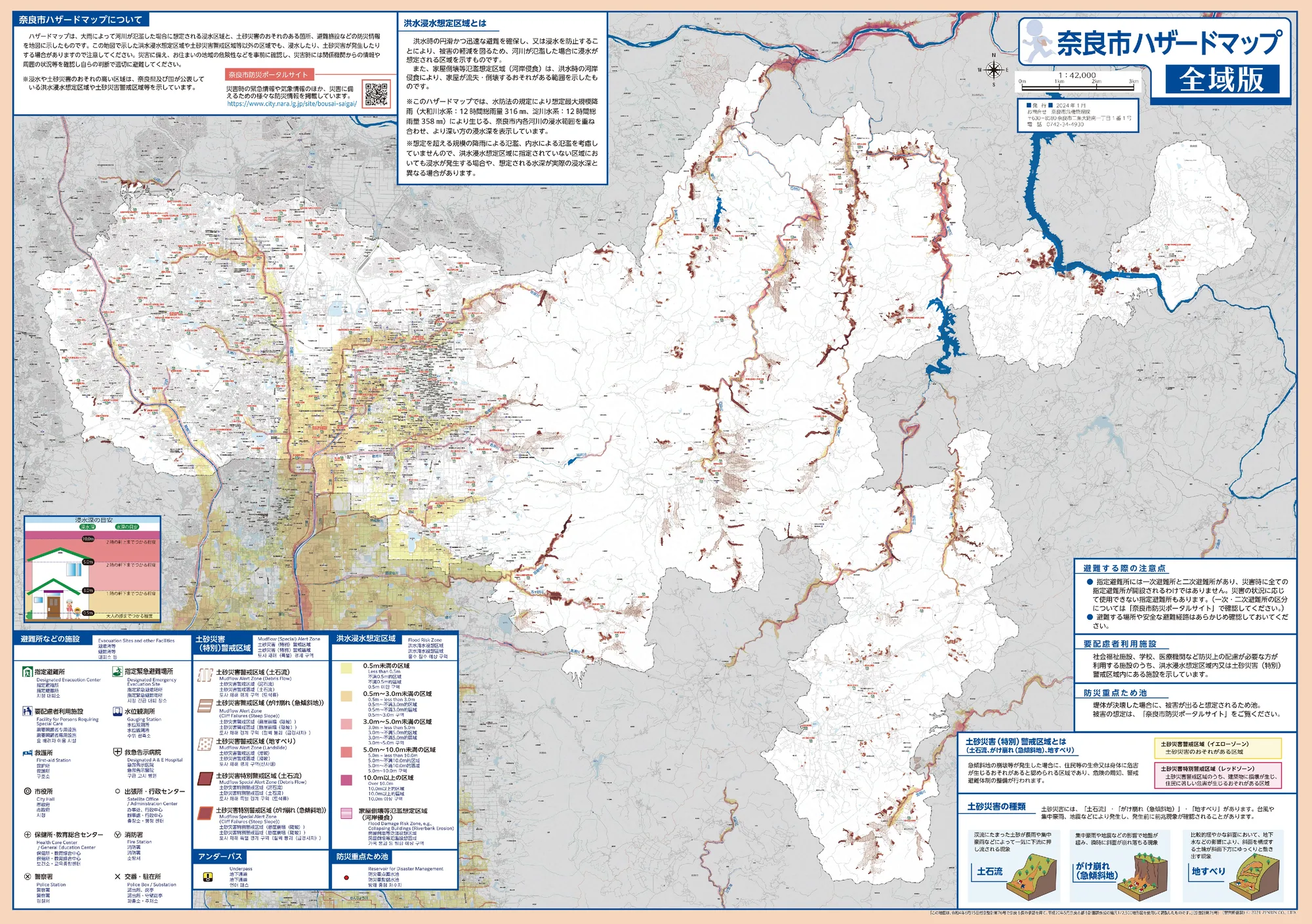 奈良市 防災マップ