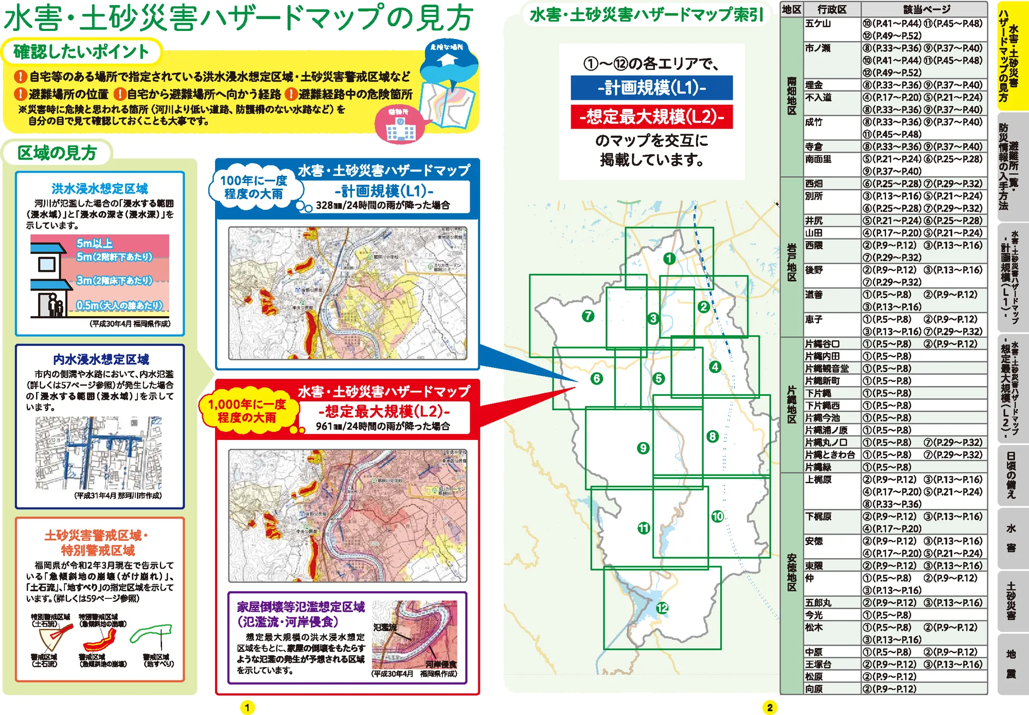 那珂川市 防災マップ